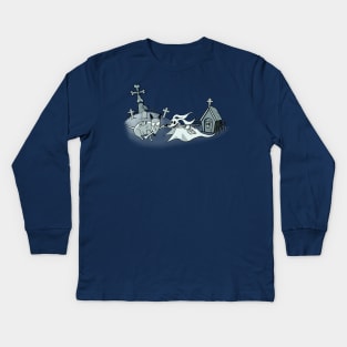 Graveyard Buddies Kids Long Sleeve T-Shirt